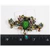 Image 1 : NEW ANTIQUE STYLE MULTI-COLOR RHINESTONE TASSEL