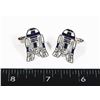 Image 1 : NEW STAR WARS THEME R2D2 CUFF LINKS