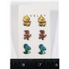 Image 1 : NEW CUTE WOODEN DINOSAUR STUD EARRINGS