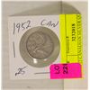 Image 1 : 1952 CANADIAN SILVER QUARTER