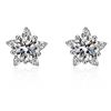 Image 1 : 1 CT GRA CERTIFIED MOISSANITE 925 SILVER EARRINGS