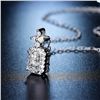 Image 3 : 1 CT GRA CERTIFIED MOISSANITE 925 SILVER NECKLACE