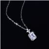 Image 4 : 1 CT GRA CERTIFIED MOISSANITE 925 SILVER NECKLACE