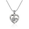 Image 1 : 1 CT GRA CERTIFIED MOISSANITE 925 SILVER NECKLACE
