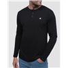 Image 1 : NEW INTO THE AM LONG SLEEVE HENLEY BRANDED TEE