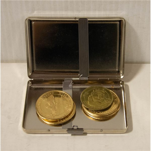 TIN OF COLLECTOR COINS