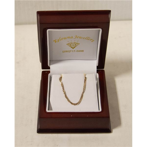 10K GOLD BRACELET 1.63G