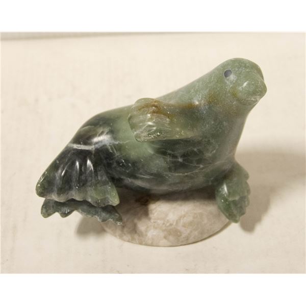 SOAP STONE CARVED SEA LION