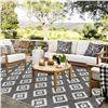 Image 1 : NEW HOMCOMOFA REVERSIBLE OUTDOOR RUG 6' X 9'