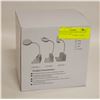 Image 1 : BRAND NEW Q108-1 WHITE PLUG IN LED DESK LIGHT