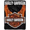 Image 1 : NEW HARLEY DAVIDSON QUEEN SIZE ROYAL PLUSH BLANKET