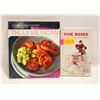 Image 1 : LOT OF 2 COOKBOOKS INCLUDING HARDCOVER TRULY