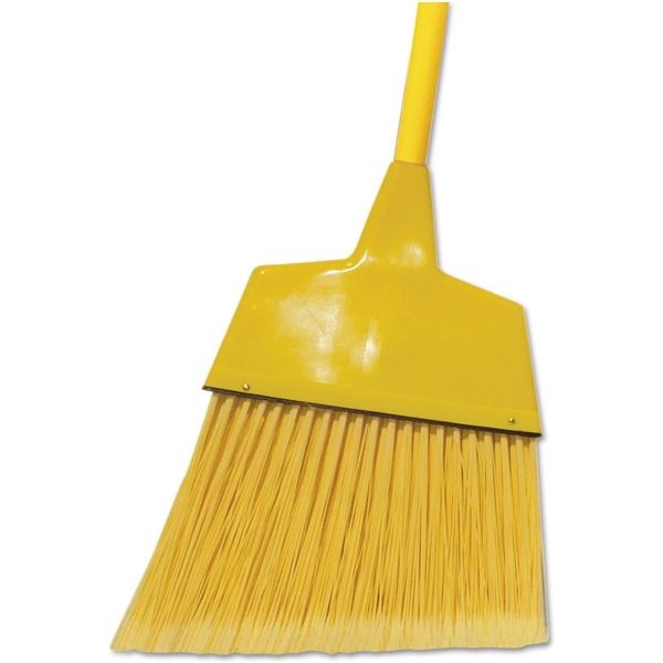 NEW CORN FIBER ANGLED HEAD LOBBY BROOM