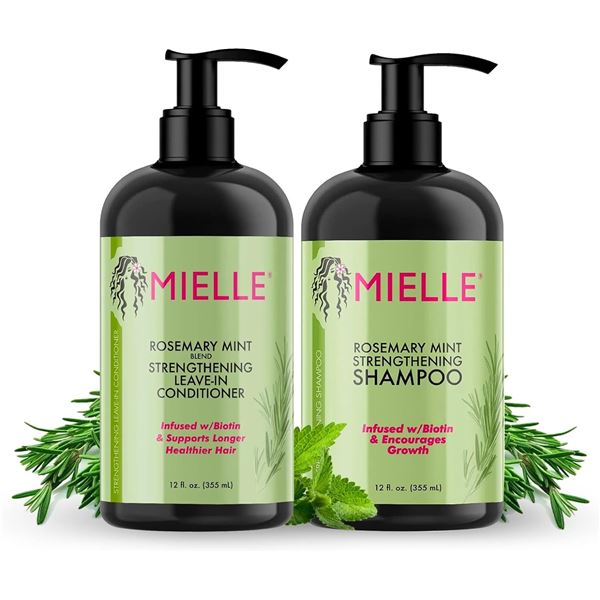 NEW MIELLE ROSEMARY MINT COLLECTION SHAMPOO/CONDI