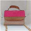 Image 1 : BRAND NEW MASSASSIB LOLA PINK MINI LEATHER/WOOD