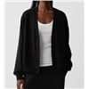 Image 1 : NEW GAP CLOUDLIGHT BLACK OVERSIZED CARDIGAN SZ S