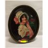 Image 1 : REPRODUCTION 1914 COCA COLA SERVING TRAY BETTY