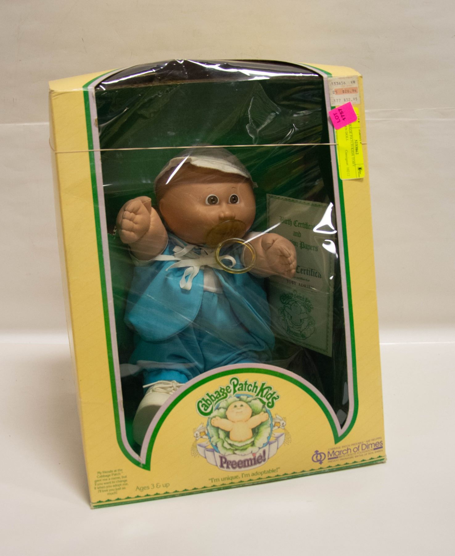 CABBAGE PATCH KIDS TOBY ADRIEN DOLL