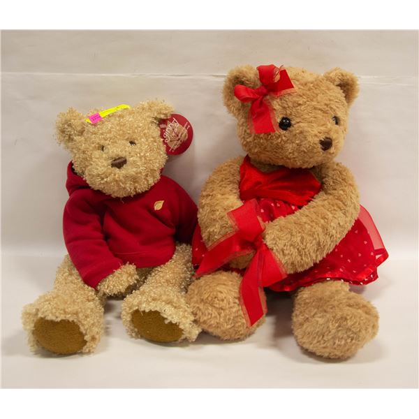 PAIR OF ESTATE TEDDY BEARS