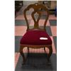 Image 1 : CHILDRENS SIZED CHAIR VELVET UPHOLSTERY
