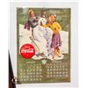 Image 1 : FRAMED 1942 COCA-COLA JANUARY-FEBRUARY CALENDAR