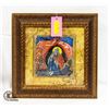 Image 1 : FRAMED HAND PAINTED GREEK ORTHODOX