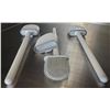 Image 1 : SET OF 3 NEVER USED SILICONE TOILET BRUSHES