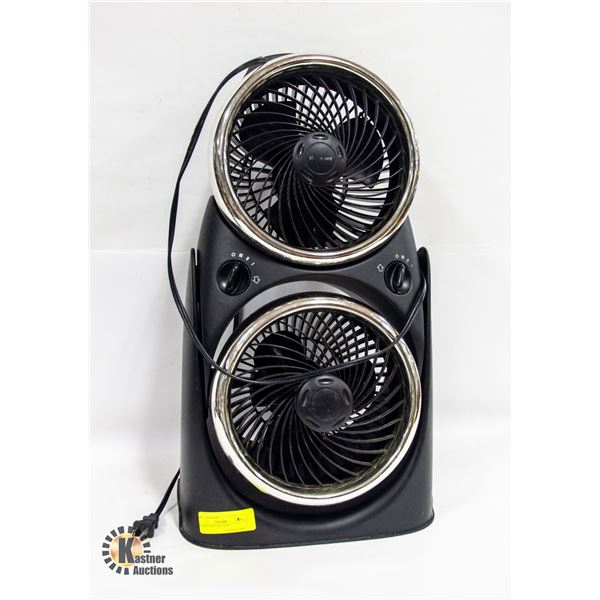 DOUBLE ELECTRIC FAN