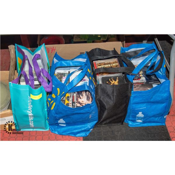 4 X BAGS ASSORTED CDS