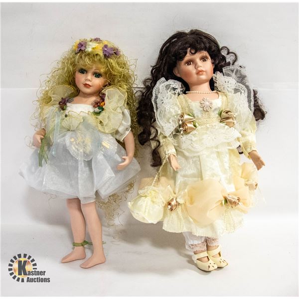 PORCELAIN DOLLS 17"