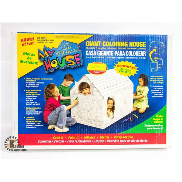 GIANT COLORING HOUSE