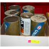 Image 1 : LOT OF VINTAGE ESSO & OTHER CAR FLUID CANS