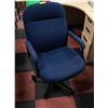 Image 1 : BLUE FABRIC OFFICE CHAIR