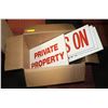 Image 1 : BOX OF SIGNS