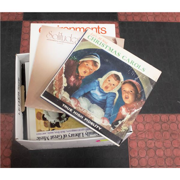 ESTATE BOX OF RECORDS