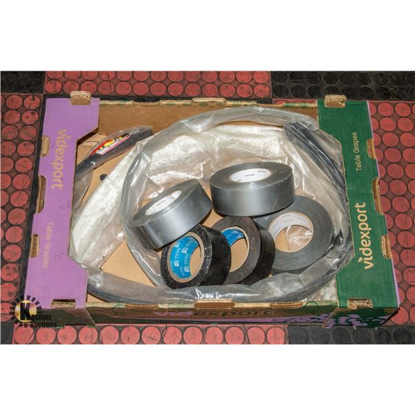 DUCT TAPE, ZIP TIES