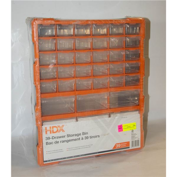 NEW 39 DRAWER STORAGE BIN