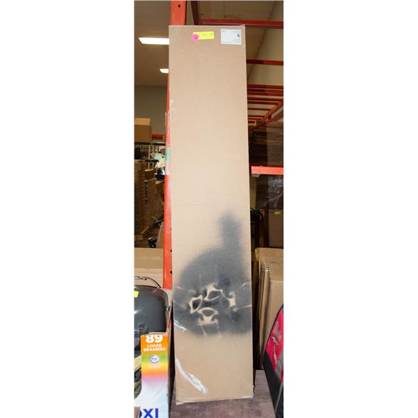 DARK WOOD SHELF 65"H X 24"W
