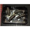 Image 1 : LOT OF FOUR 5" RUBBER WHEEL CASTORS