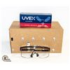 Image 1 : UVEX SAFETY GLASSES - S250x - QTY: 10 (NEW)