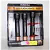 Image 1 : PACKAGE WITH 3 LED DURACELL FLASHLIGHTS WITH