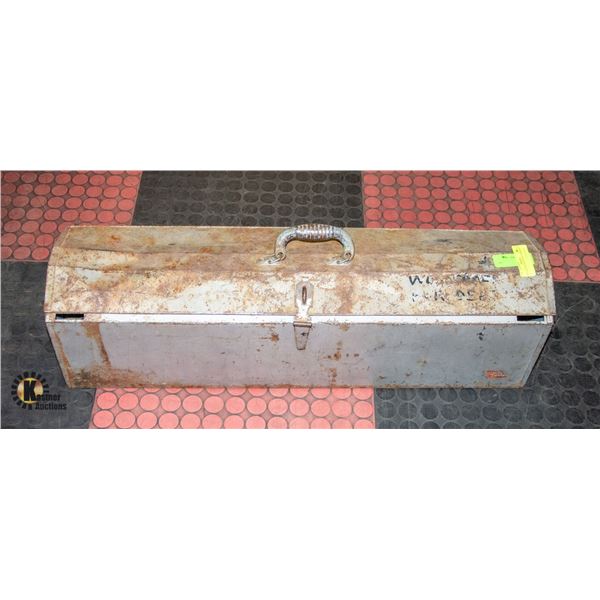 METAL TOOLBOX WITH CONTENTS