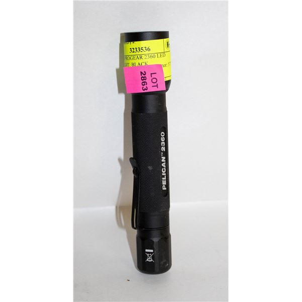 PELICAN PROGEAR 2360 LED FLASHLIGHT, BLACK