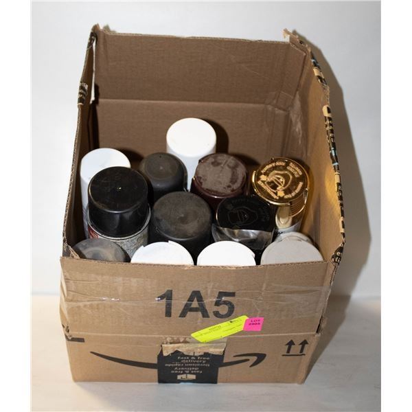LOT OF SPRAY PAINT