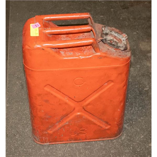 MILITARY STYLE METAL GAS CAN