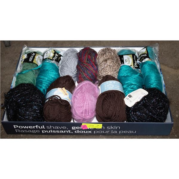 YARN 12 YARNS (TEAL + MORE COLORS)