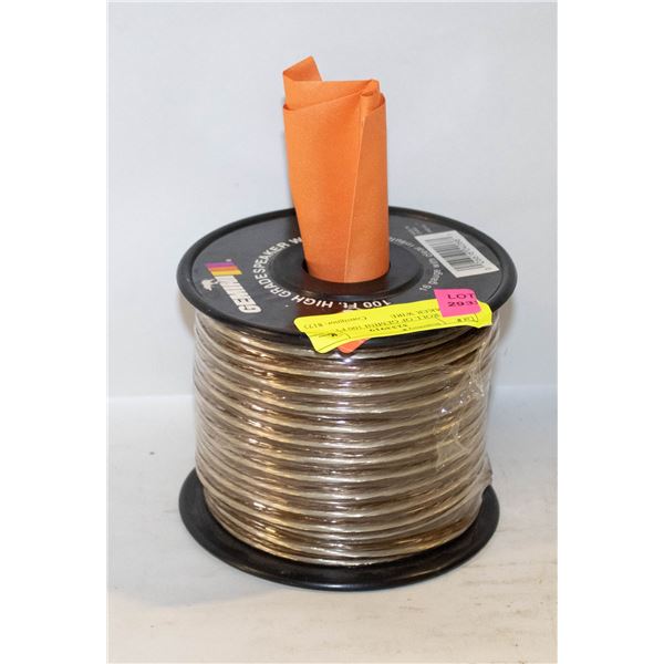 NEW ROLL OF GEMINI 100 FT. SPEAKER WIRE