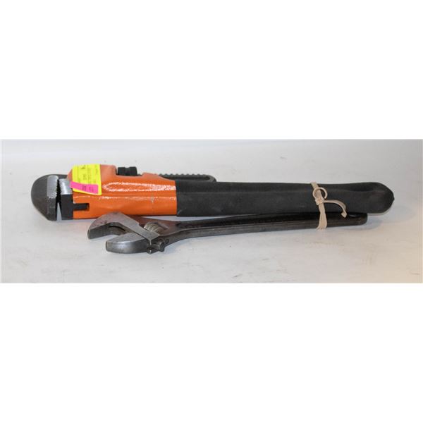 WRENCHES - 1PIPE & 1-10 INCH ADJUSTABLE