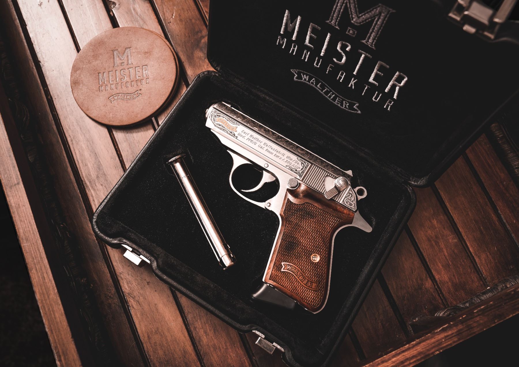 WALTHER ARMS: Meister Manufacture Gold Ribbon .380 ACP