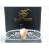 Image 1 : JENSEN RINGMAKERS: One-of-a-Kind Elk Ivory & Diamond Cuff Bracelet